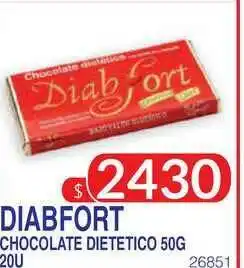 Masivos Diabfort Chocolate Dietetico 50G 20U oferta
