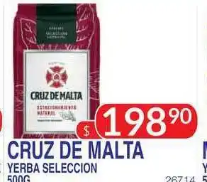 Masivos Cruz De Malta Yerba Seleccion 500G oferta