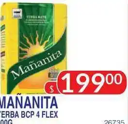 Masivos Mañanita Yera BCP 4 Flex oferta