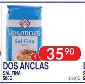 Masivos Dos Anclas Sal Fina 500G oferta