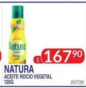 Masivos Natura Aceite Rocio Vegetal 120G oferta