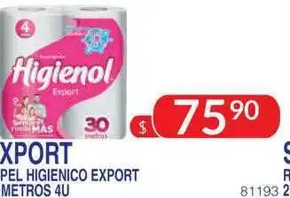 Masivos Xport Pel Higienoco Export Metros 4U oferta