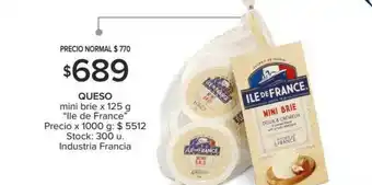 Carrefour Express Queso Mini Brie X 125 G oferta