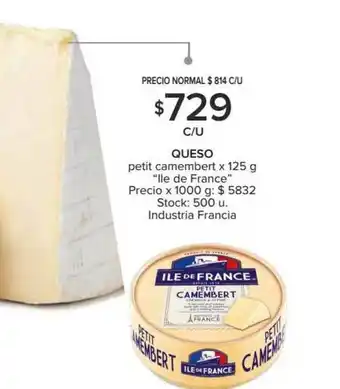 Carrefour Express Queso Petit Camembert X 125 G oferta