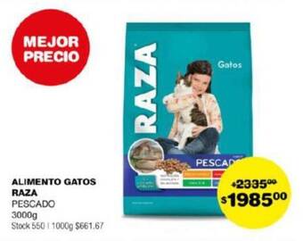 Carrefour ALIMENTO GATOS RAZA PESCADO 3000g oferta