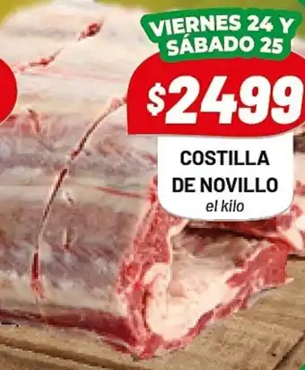 Almacor COSTILLA DE NOVILLO el kilo oferta