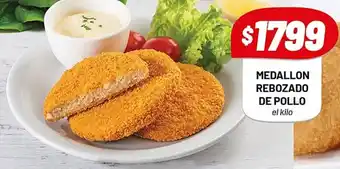 Almacor MEDALLON REBOZADO DE POLLO el kilo oferta