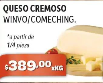 El Milagro Mayorista Queso Cremoso Winvo/Comeching oferta