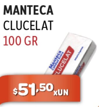 El Milagro Mayorista Manteca Clucelat 100gr oferta