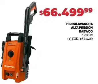 Makro HIDROLAVADORA ALTA PRESIÓN DAEWOO 1200 w oferta