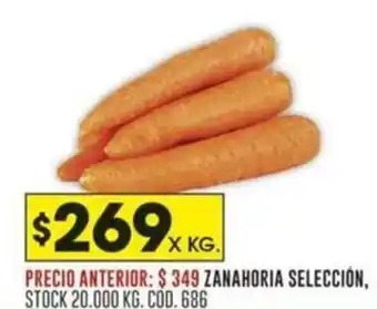 Coto ZANAHORIA SELECCIÓN, X KG. oferta