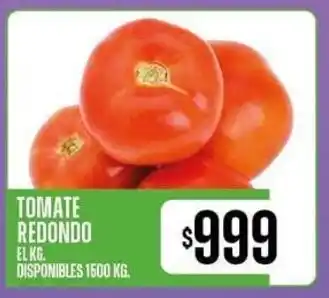 Supermercados Vea TOMATE REDONDO EL KG. DISPONIBLES 1500 KG. oferta