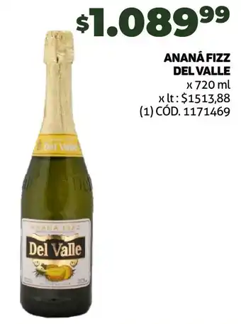 Makro ANANA FIZZ DEL VALLE x 720 ml oferta