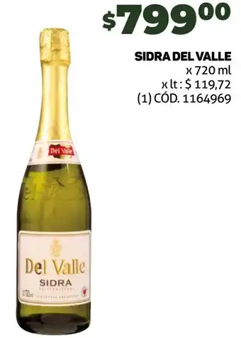 Makro SIDRA DEL VALLE x 720 ml oferta