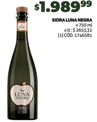 Makro SIDRA LUNA NEGRA x 750 ml oferta