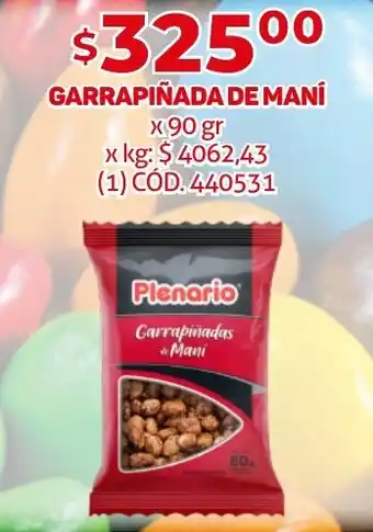 Makro GARRAPIÑADA DE MANÍ x 90 gr oferta