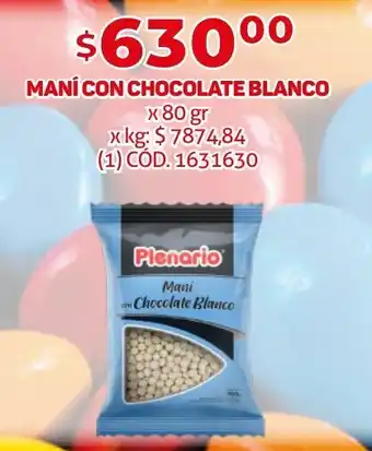 Makro MANI CON CHOCOLATE BLANCO x 80 gr oferta