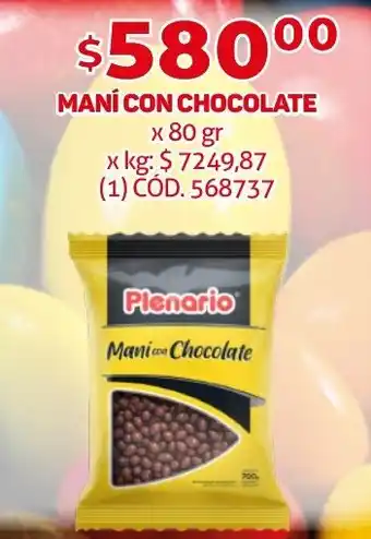 Makro MANÍ CON CHOCOLATE oferta
