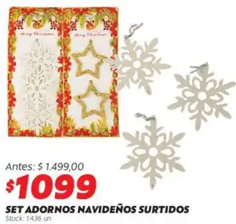 Ferniplast SET ADORNOS NAVIDEÑOS SURTIDOS oferta