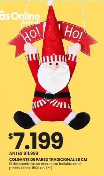 Changomas COLGANTE DE PARED TRADICIONAL 38 CM oferta