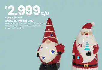 Changomas SANTAT GNOMO LED 14CM oferta