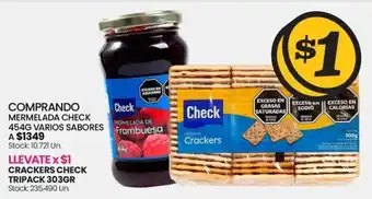 Changomas MERMELADA CHECK 454G VARIOS SABORES oferta