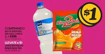 Changomas AGUA MINERAL SIN GAS CHECK 2L oferta