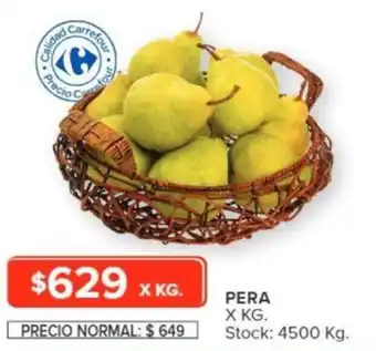 Carrefour PERA X KG. oferta