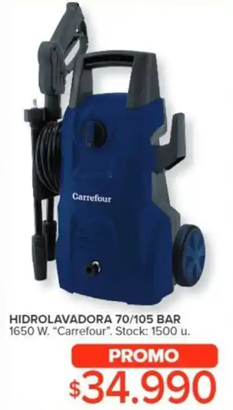 Carrefour HIDROLAVADORA 70/105 BAR 1650 W. "Carrefour" oferta