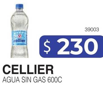 Masivos CELLIER AGUA SIN GAS 600C oferta