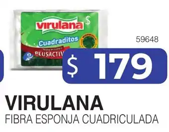 Masivos VIRULANA FIBRA ESPONJA CUADRICULADA oferta