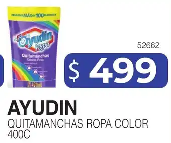 Masivos AYUDIN QUITAMANCHAS ROPA COLOR 400C oferta