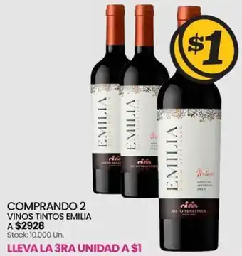 Changomas COMPRANDO 2 VINOS TINTOS EMILIA oferta