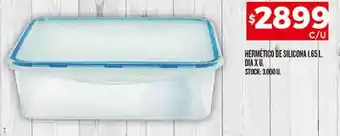 Supermercados DIA HERMETICO DE SILICONA 1.65 L. DIA X U. oferta