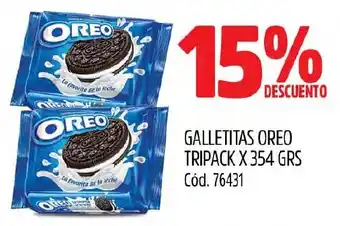 Supermercados Yaguar GALLETITAS OREO TRIPACK X 354 GRS oferta