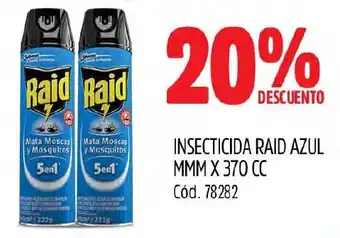 Supermercados Yaguar INSECTICIDA RAID AZUL X 370 CC oferta