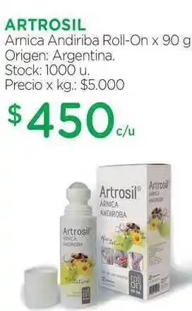 Artrosil Arnica Andiriba Roll-on 90g
