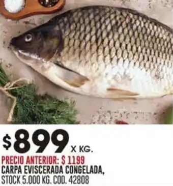 Coto CARPA EVISCERADA CONGELADA oferta