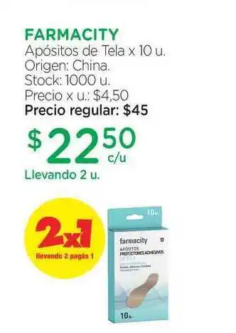 Farmacity Apósitos De Tela