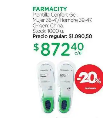 Farmacity Farmacity Plantilla Confort Gel oferta