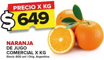 Carrefour Maxi NARANJA DE JUGO COMERCIAL X KG oferta