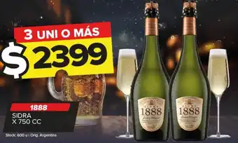 Carrefour Maxi 1888 SIDRA X 750 CC oferta
