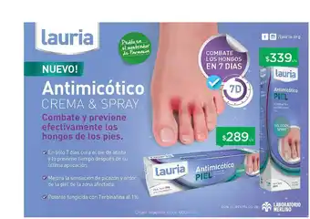 Farmacity Lauria Antimicótico Crema & Spray oferta