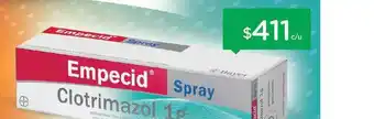 Farmacity Empecid Spray Clotrimazol 1g oferta