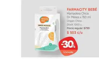 Farmacity Bebé Mamadera Chica O+ Meses 160ml