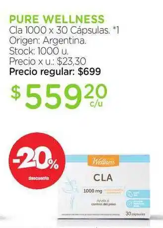 Farmacity Pure Wellness Cla 1000 oferta