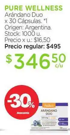Farmacity Pure Wellness Arándano Duo oferta