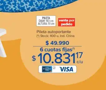 Carrefour Pileta autoportante PILETA DIAM: 183 cm ALTURA: 51 cm oferta