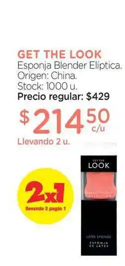 Farmacity Get The Look Esponja Blender Elíptica oferta
