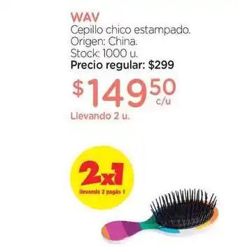 Farmacity Wav Cepillo Chico Estampado oferta